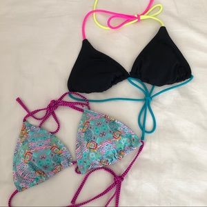 selling bikini tops!